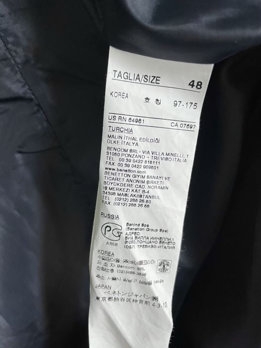 Gabardina United Colors of Benetton