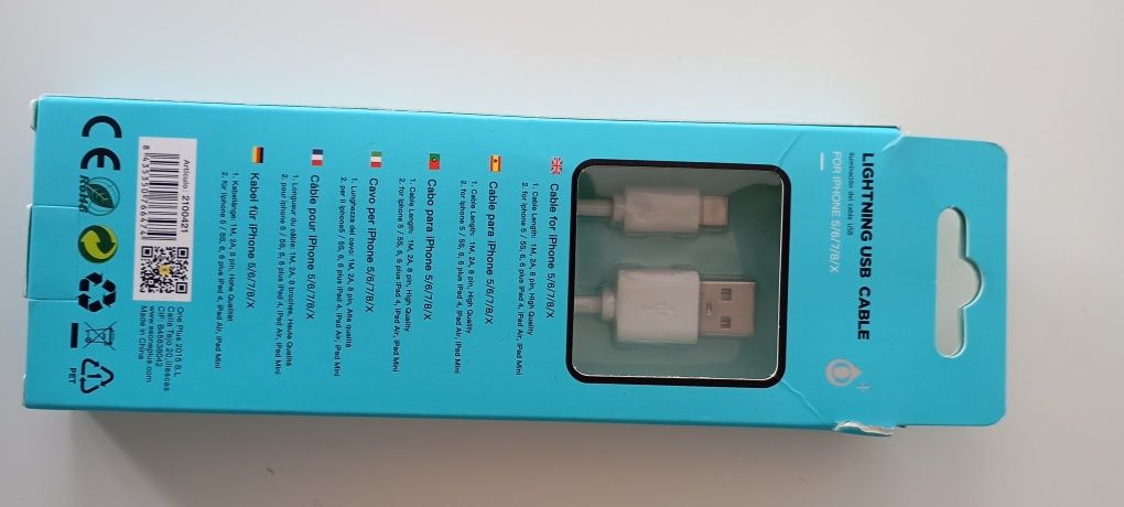 Cabo USB para iPhone