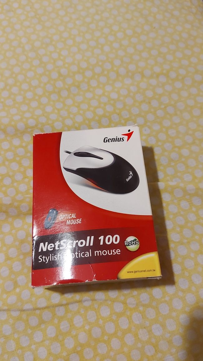 Компютерна мишь Genius NetScroll 100 Black+Silver