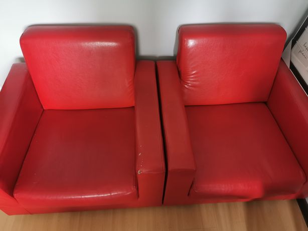 Sprzedam czerwone fotele