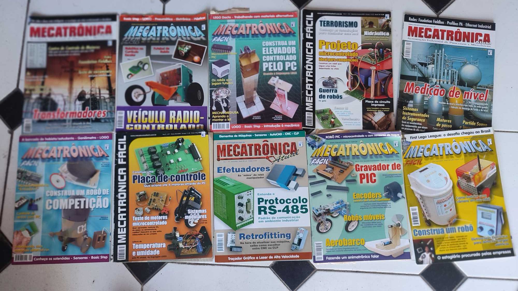 Lote 33 Revistas Mecatrónica