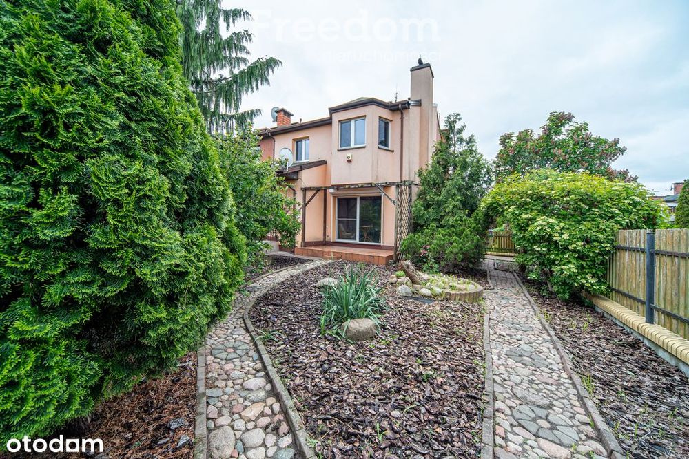 Narożny segment z ogrodem–20 min od Centrum Wa-wy