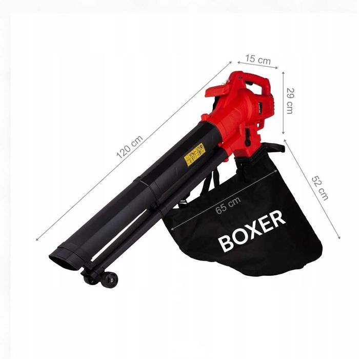 Повітродув-пилосос-подрібнювач BOXER 3410 3в1 + мішок