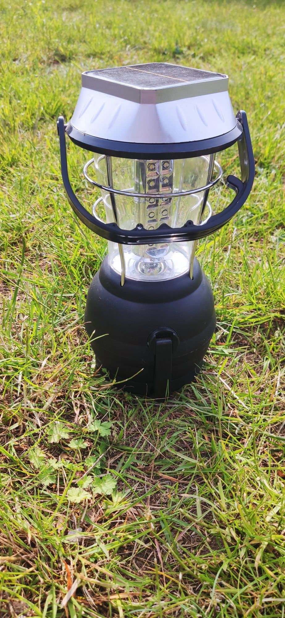 Solarna lampa kempingowa 36 LED dynamo
