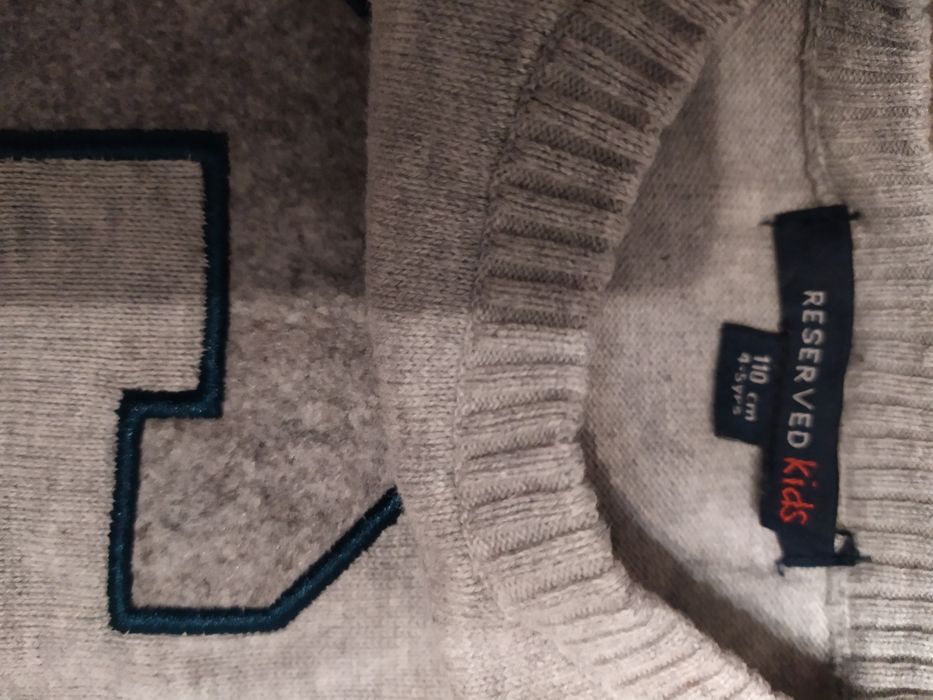RESERVED Sweter Sweterek Chłopięcy Szary