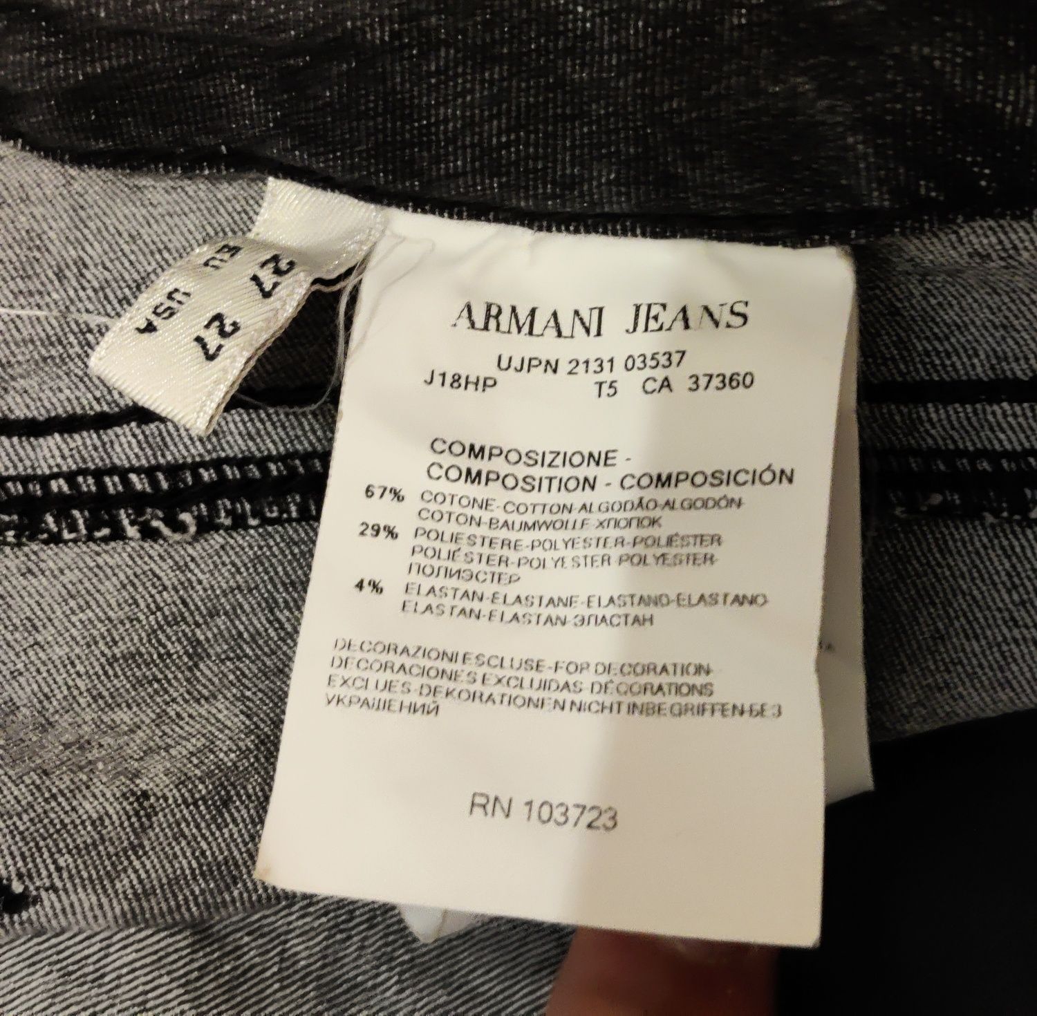 Оригінальні жіночі джинси Armani