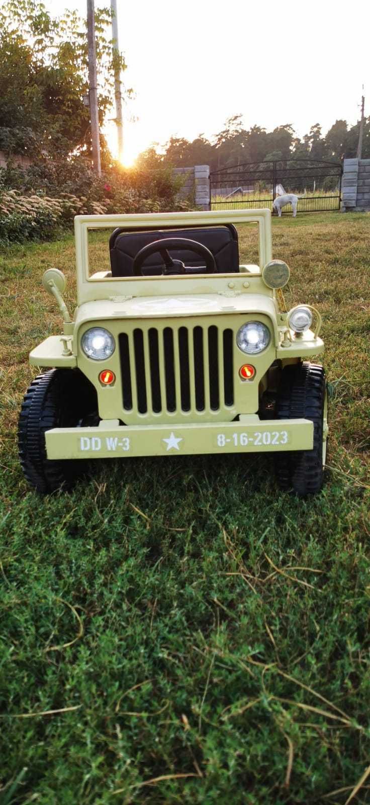 Електромобіль Military Retro DDW-3 4 x 4 Beige