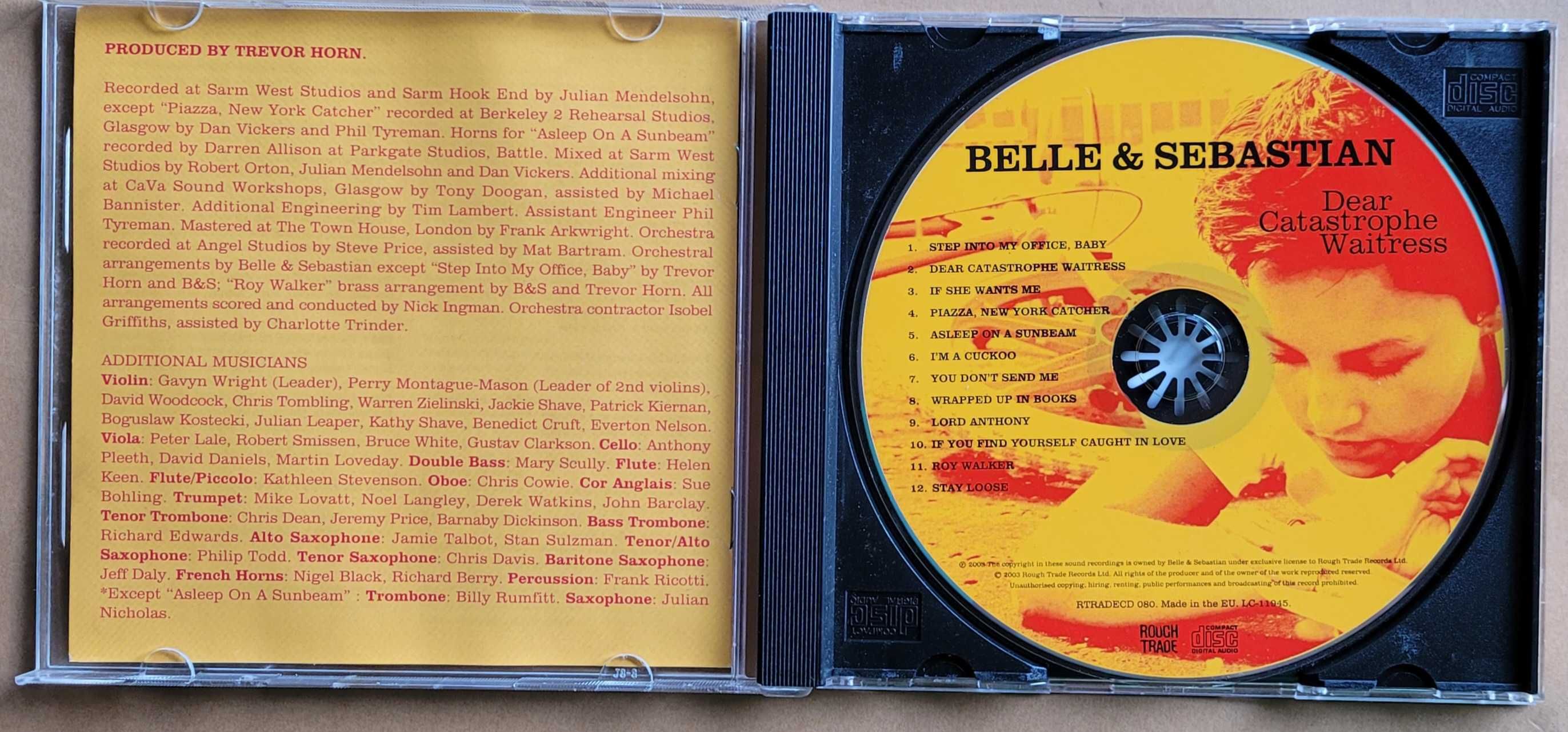 CD Belle & Sebastian /Dear Catastrophe Waitress