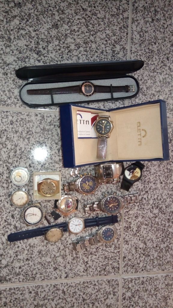 Relógios coleção lote