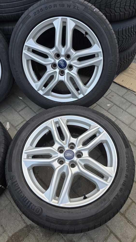 Felgi 18 Ford Kuga 5x108 ET55 + opony letnie na sezon