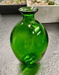 Zielona butelka szkło okrągła