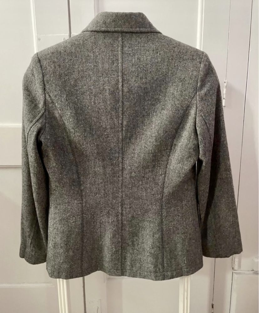 Blazer de inverno em cinzento