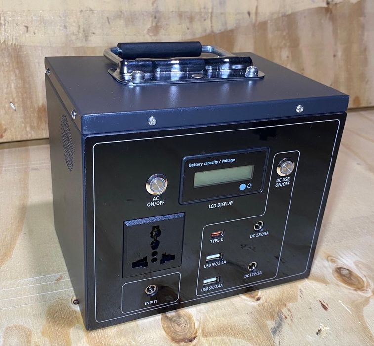 Портативна електростанція, акумулятор 294 Вт·год з 2 USB та TYPE-C