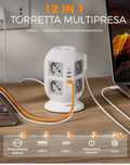 Listwa pionowa, zasilająca TESSAN z USB, 2m,20w
Pionową listwę zasilaj