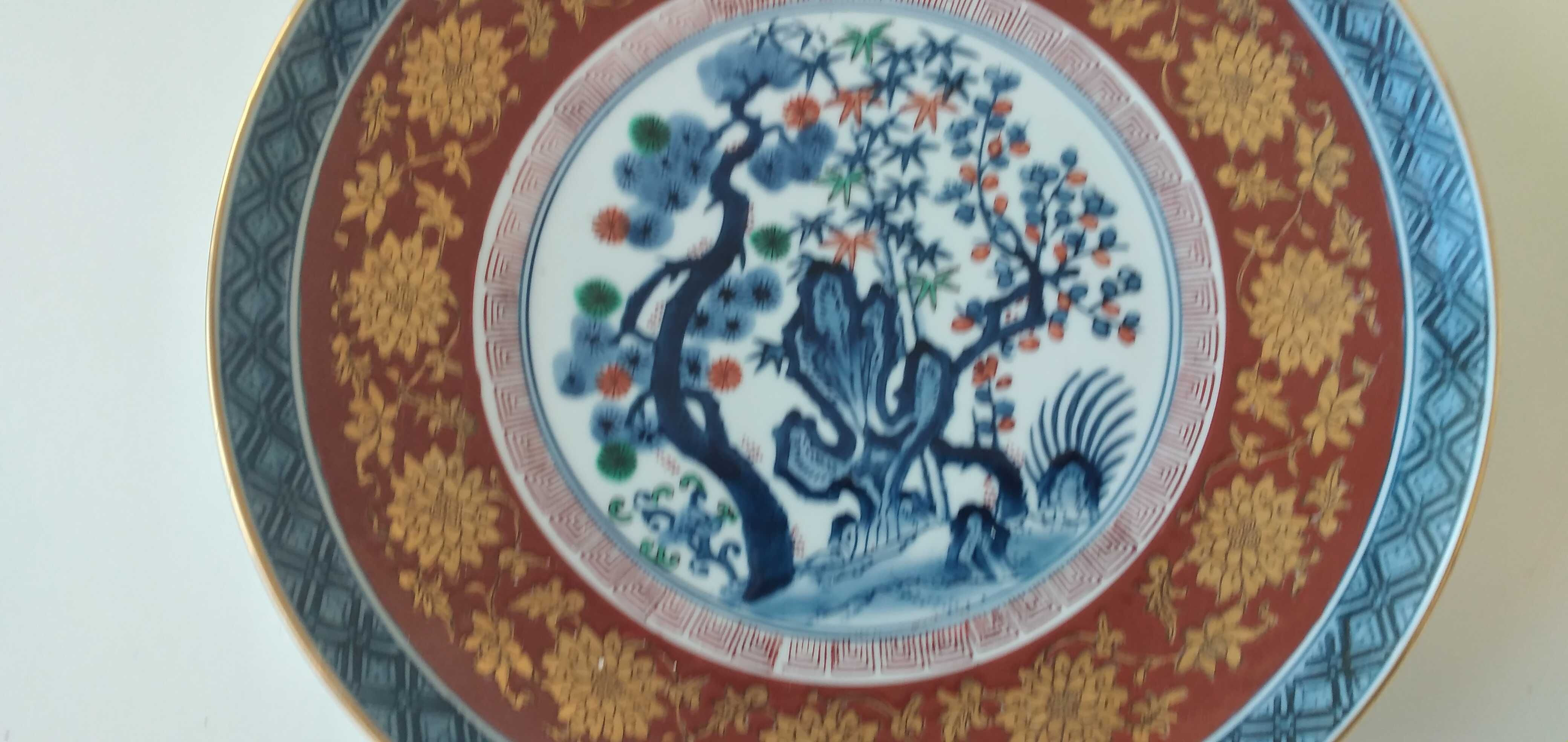 Grande Prato Suspender Porcelana China Séc. XX