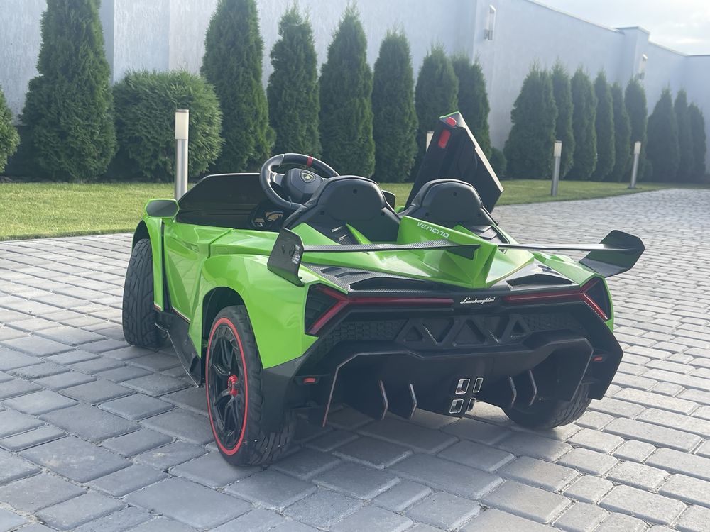 Lamborgini електромобіль дитячій салатовий