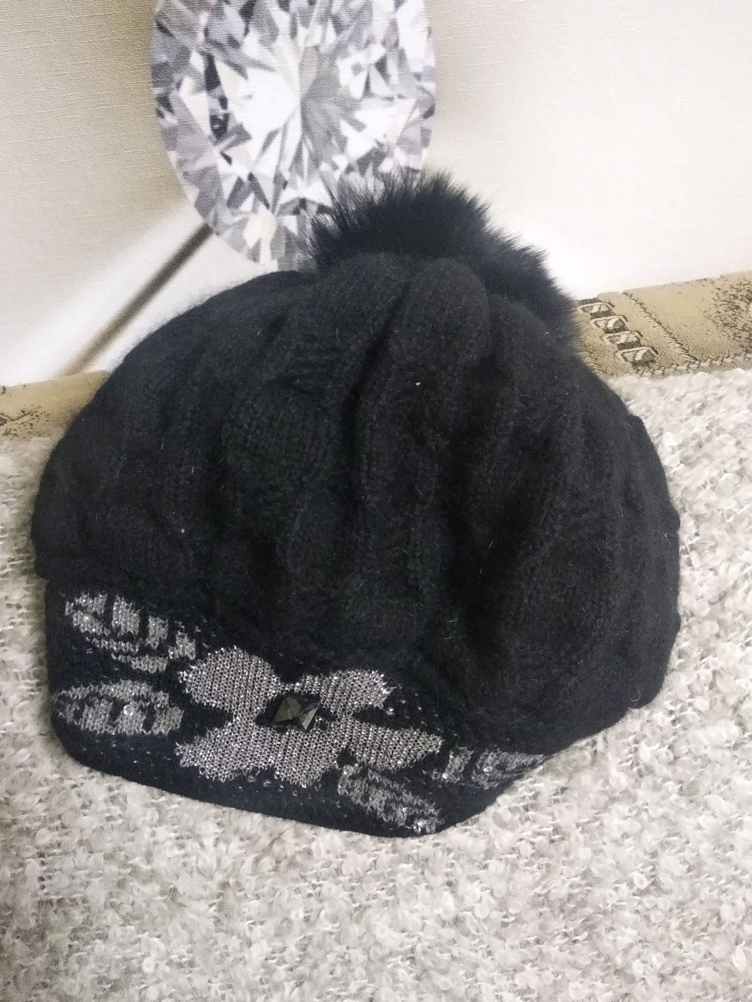 Зимовий теплий берет