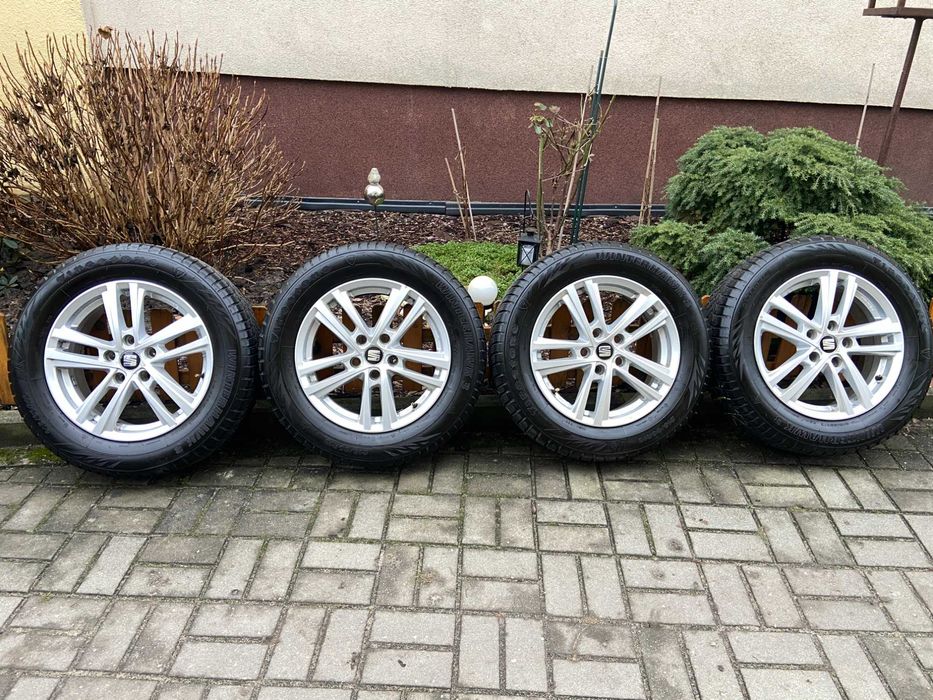 Koła ZIMA 215/60/16 Seat Ateca VW Tiguan Tarraco Kodiaq 5x112 16 cali