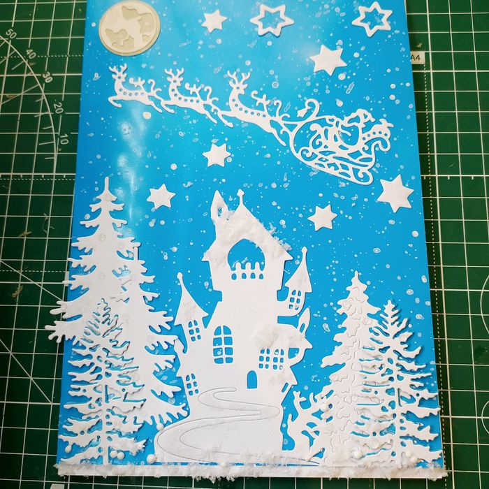 Новогодние открытки ручной работы.