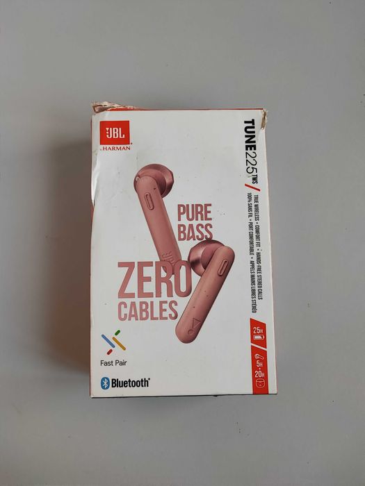 Навушники JBL Tune 225 TWS, Pink, PURE BASS, True Wireless