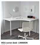 Blaty do biura Ikea Linnmon 3 szt.