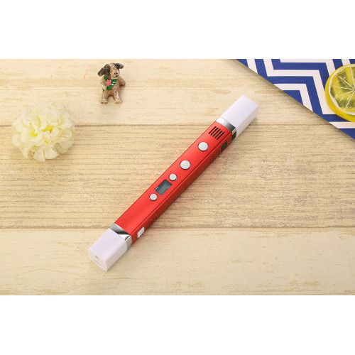 3D-ручка MYRIWELL RP-100C Red (ABC, PLA, PCL) + 100m (20 цветов) PLA