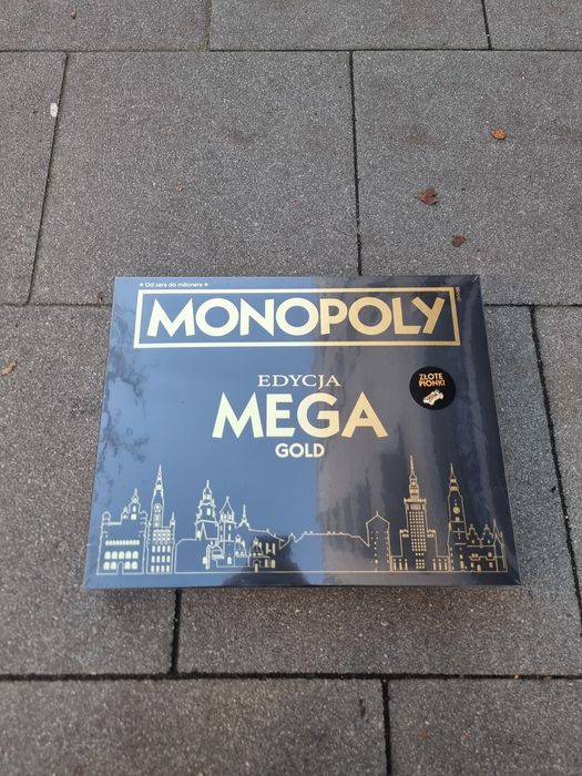 Monopoly Edycja Mega Gold - zafoliowana
