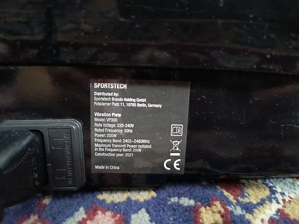 Platforma wibracyjna Sportstech VP300