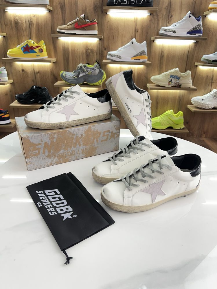 Кросівки Кеди GOLDEN GOOSE Super Star Logo White / Beige