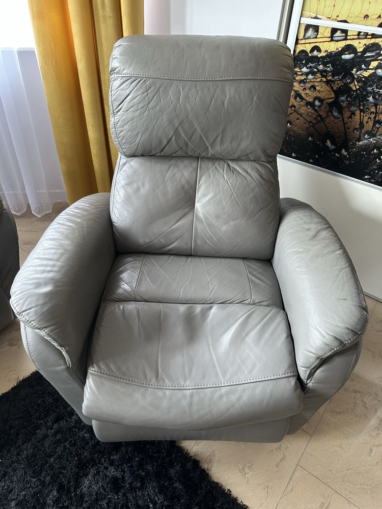 Sofa i 2 fotele skora