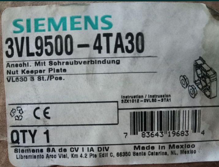 Автомат, Siemens, автоматический выключатель