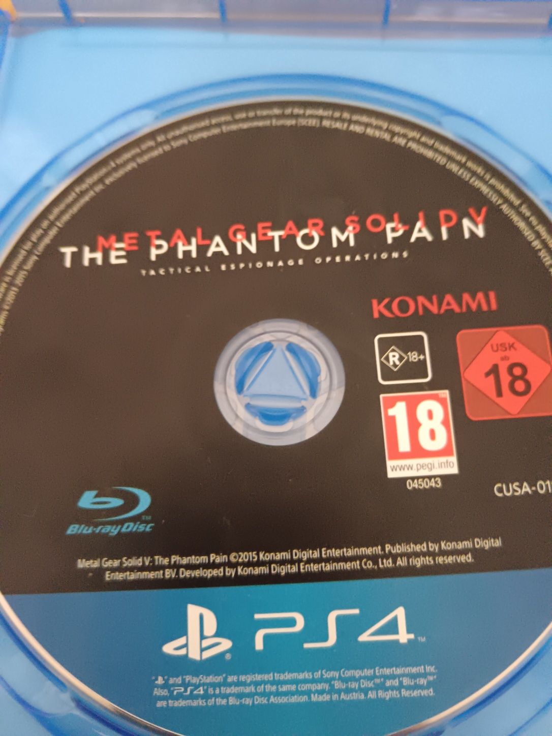 PS4- Metal Gear Solid V Phanton Pain Pain