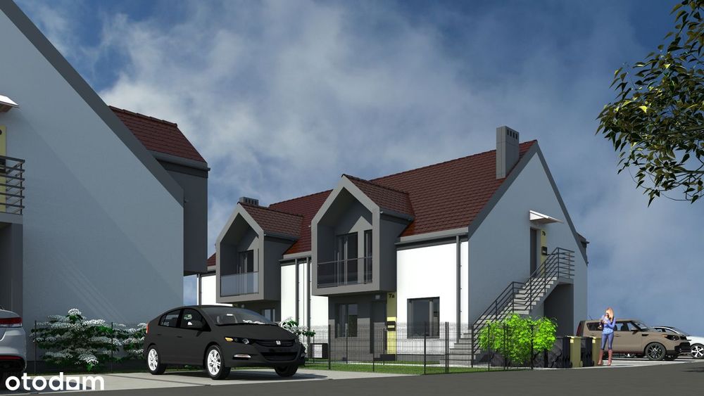 Nowe mieszkanie z niezależnym wejściem |3 pokoje |2 balkony |ogródek