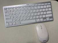 Набір Миша і клавіатура 2в1 HOCO DI05 white