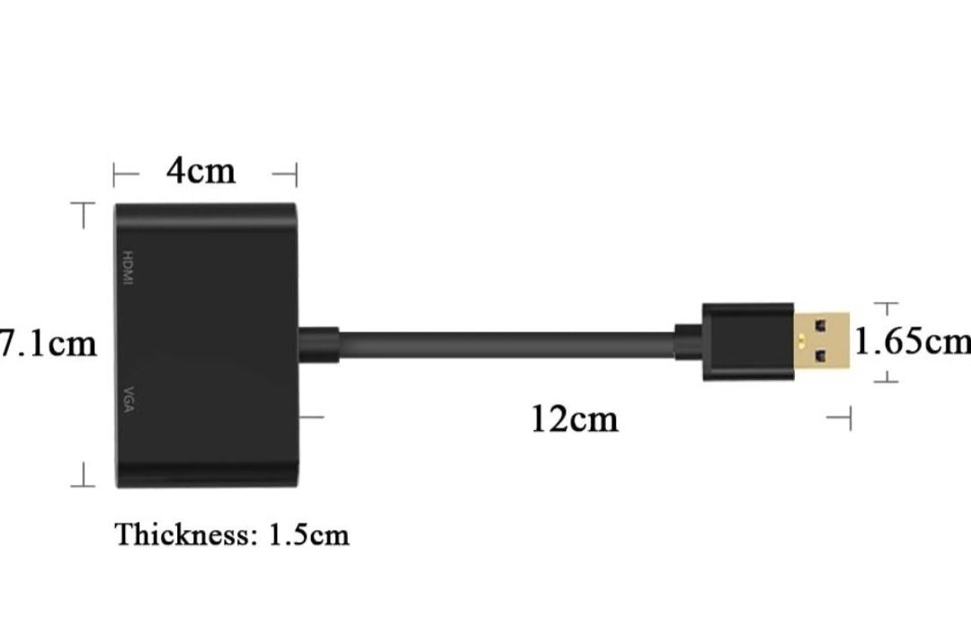 Adapter USB 3.0 na HDMI VGA