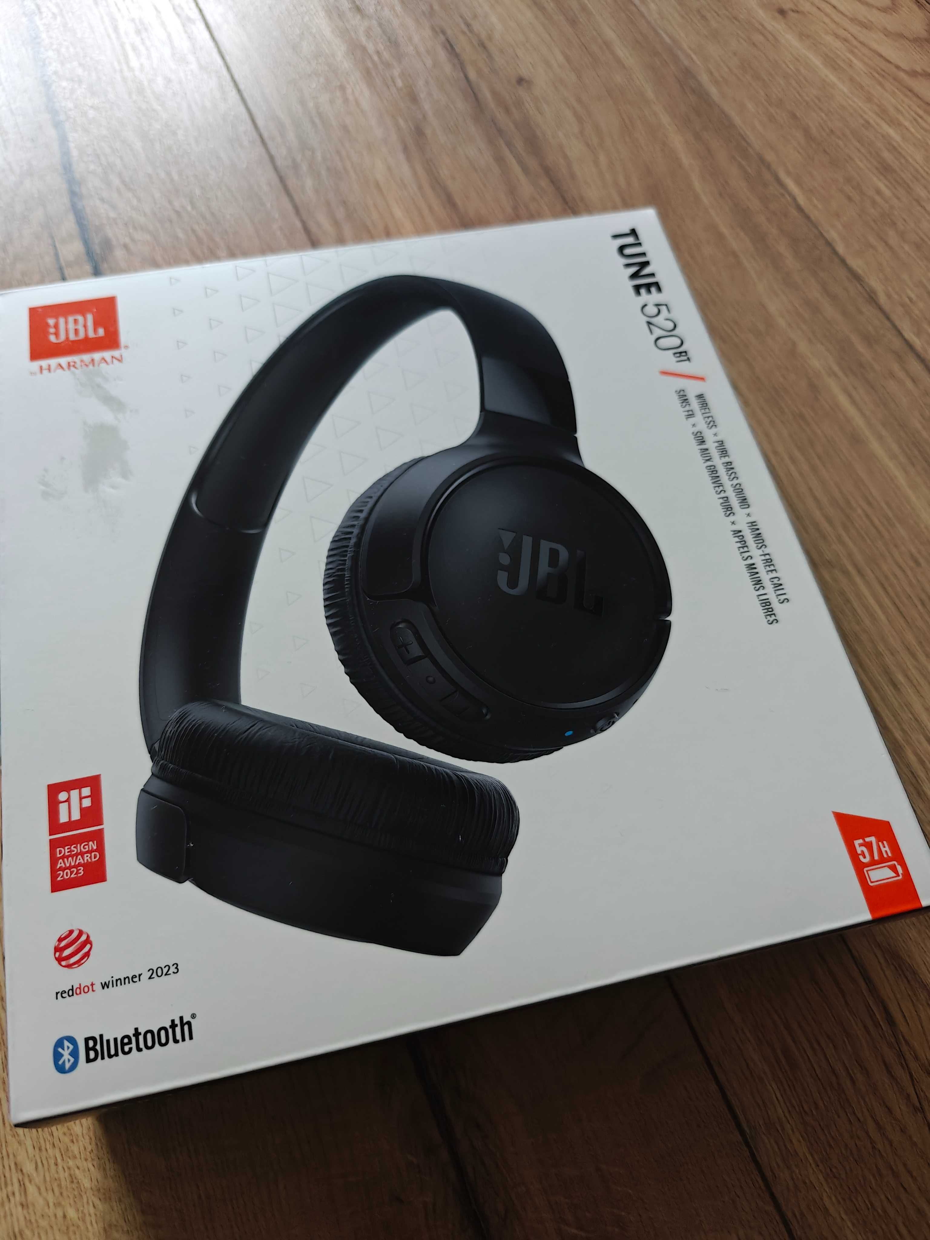 JBL Tune 520BT nowe zapakowane czarne