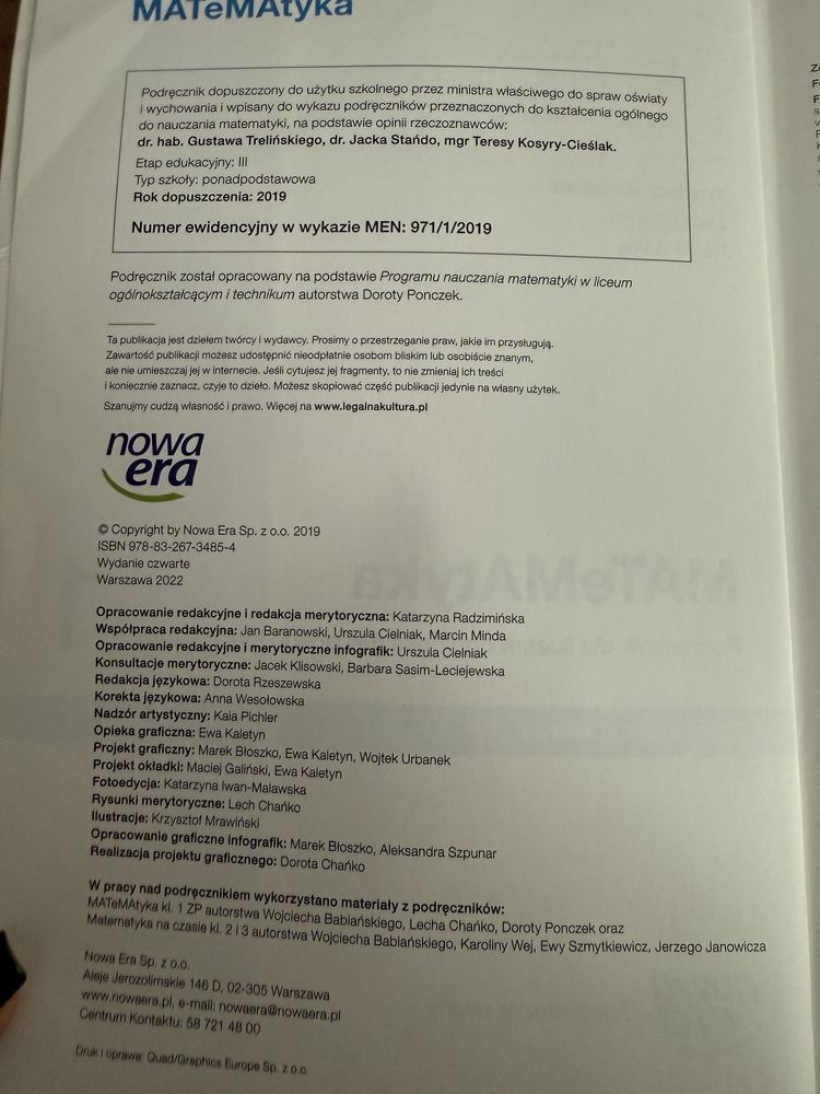MATeMAtyka 1 podrecznik zakres podstawowy