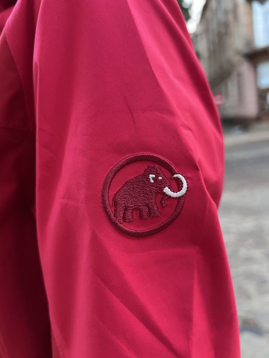 Куртка Mammut жіноча мембранна gore-tex водонепроникна червона нова