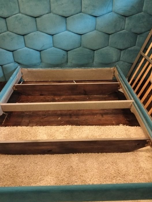 cama casal com estrado e colchão