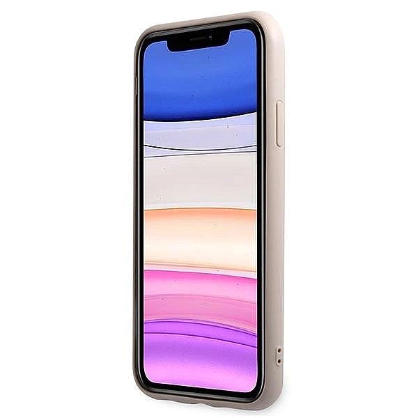Etui Guess 4G Stripe Collection na iPhone 11 / Xr 6,1" - różowe