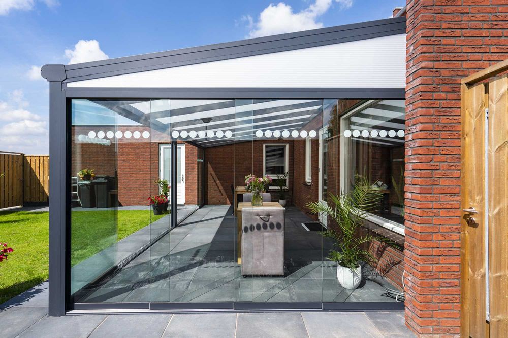 Zdaszenia Trasów, Werandy, Przeszklenia