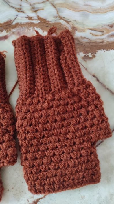 Rękawiczki mitenki ręczna robota