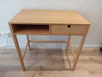 Toaletka, biurko Nordkisa Ikea bambus
