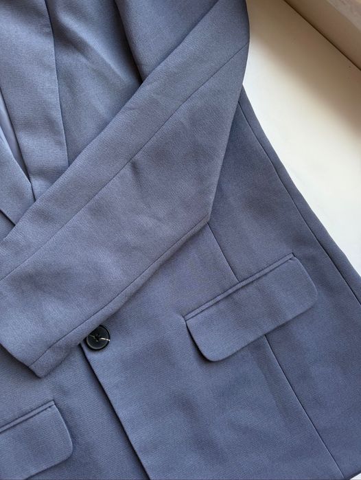 Піджак оверсайз в блакитному кольорі