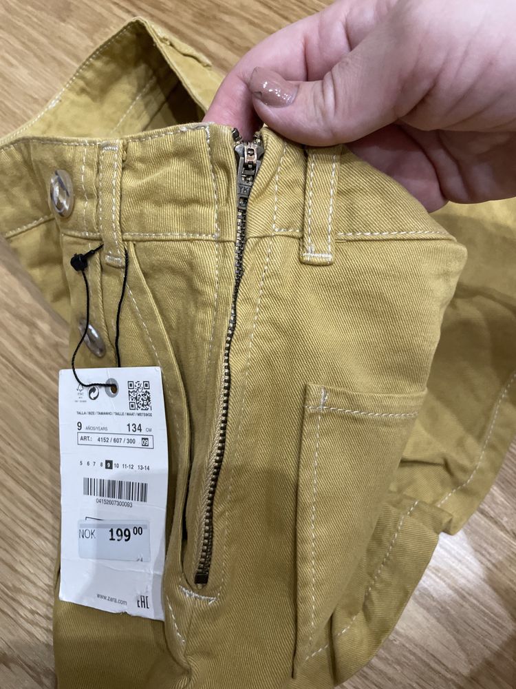 Продам юбка-шорты джинс, 134 см 9 лет Зара