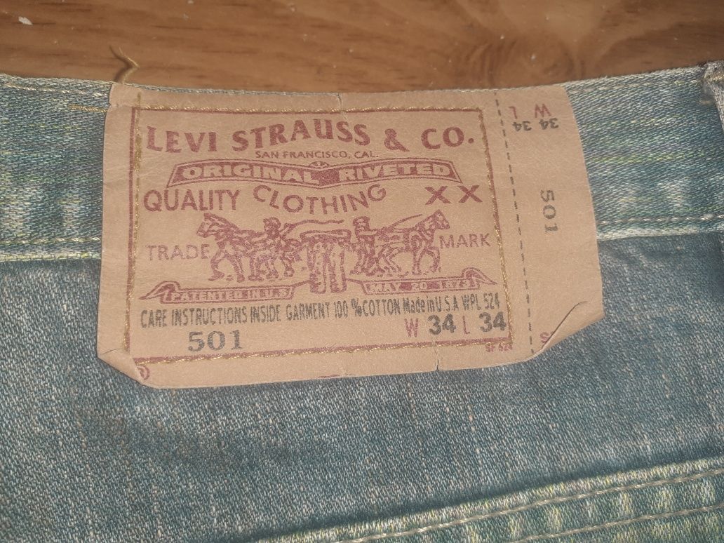 Levis 501 джинсы мужские