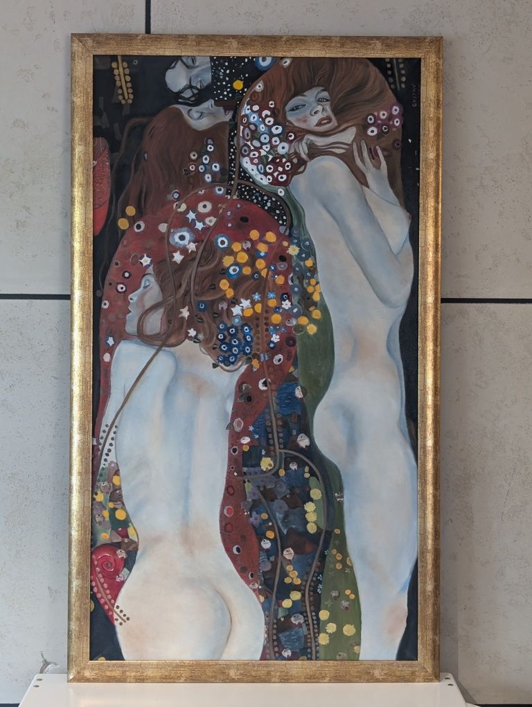 Gustav Klimt na płótnie duże obrazy w pięknych ramach