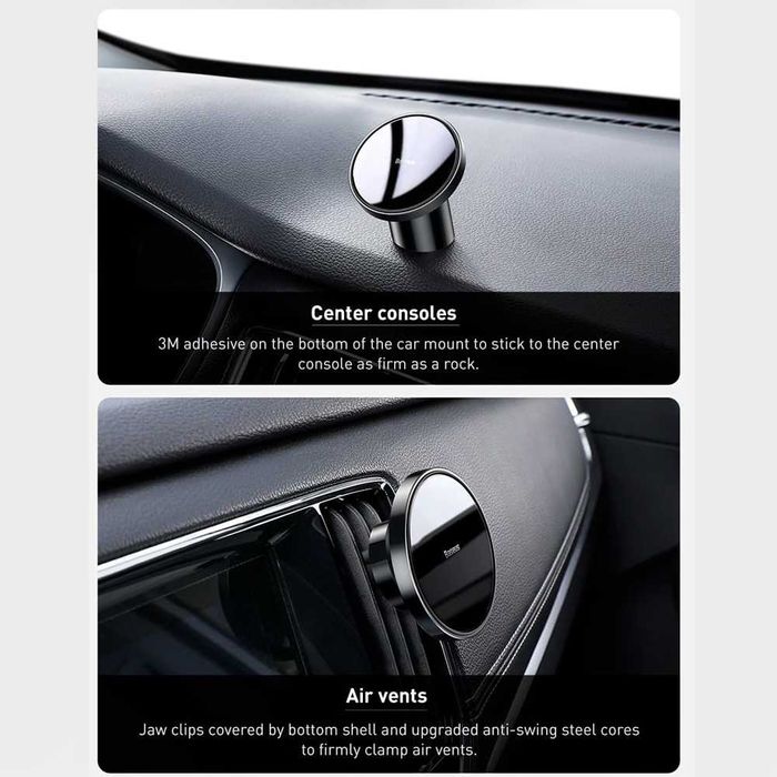 Магнітний тримач для телефона BASEUS MagSafe держатель для телефона