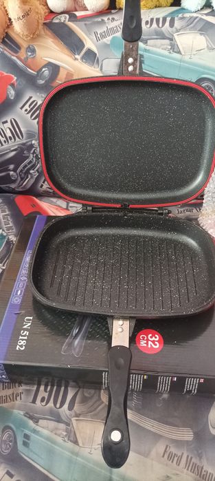 Подвійна сковорода гриль б/у