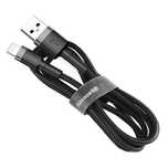 Kabel do IPhone Baseus Cafule LIGHTNING 50cm czarno/szary